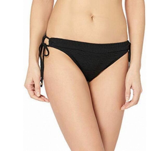 Lucky Brand Sz Large black bralette top & side Tie bottom 2 piece Bikini… - Picture 3 of 13